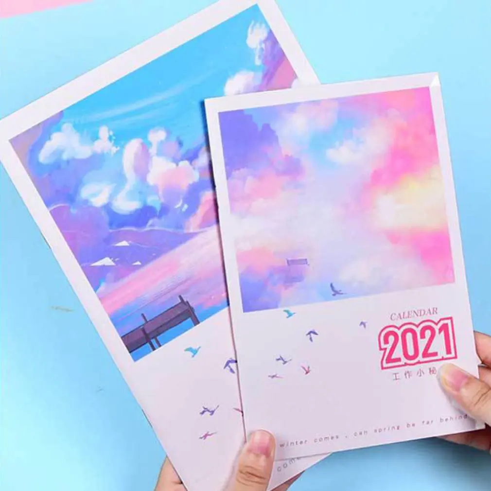 

2021 Calendar Schedule Notepad A5 Efficiency Manual Calendar Notepad Month Plan Time Management Notebook