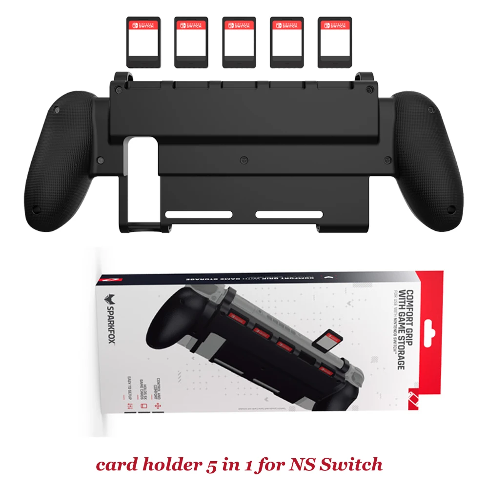Эргономичный чехол для Nintendo Switch с 5 картами хранения|Запасные части| |