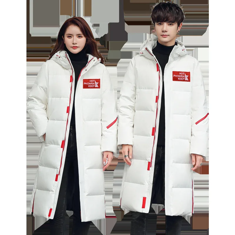 

down Couples jacket popular tooling collars on the new winter coat male long youth fashion popular with men