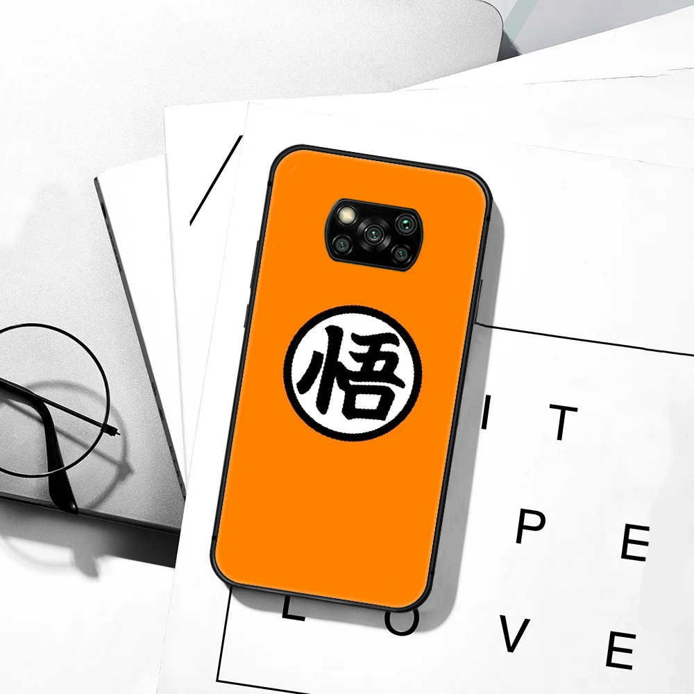 

Anime D-Dragone Goku Ball DBZ Phone Case For Xiaomi Mi 8 9 Note 10 A3 9T 10T 11 Poco x3 Lite Pro NFC Ultra black Cover Pretty