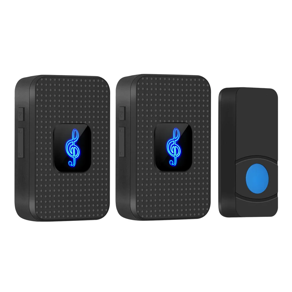 

Home Wireless Waterproof DoorBell Remote Control Outdoor Visitor Calling Note Indicator Receiver Color Kit Optional Door Bell