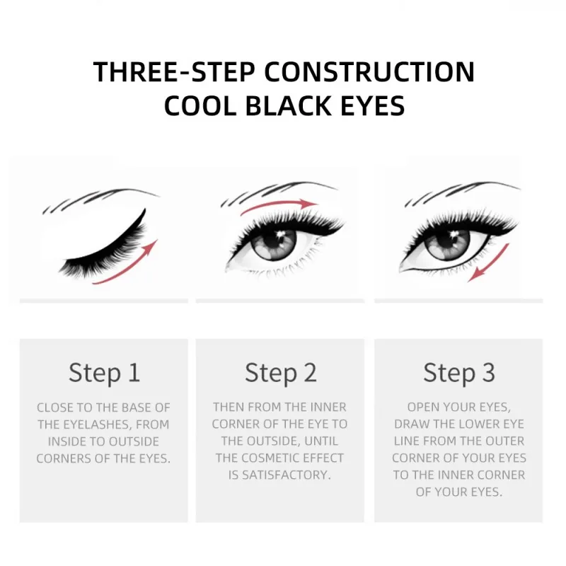 

Quick-drying eyeliner waterproof stain-proof and long-lasting liquid eyeliner