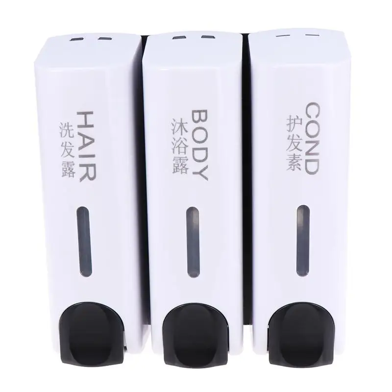 Компактный дозатор жидкого мыла с тремя камерами настенный контейнер для мытья