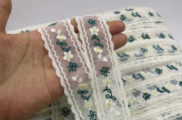 Кружевное украшение цвета слоновой кости 3 см 10 м | Дом и сад