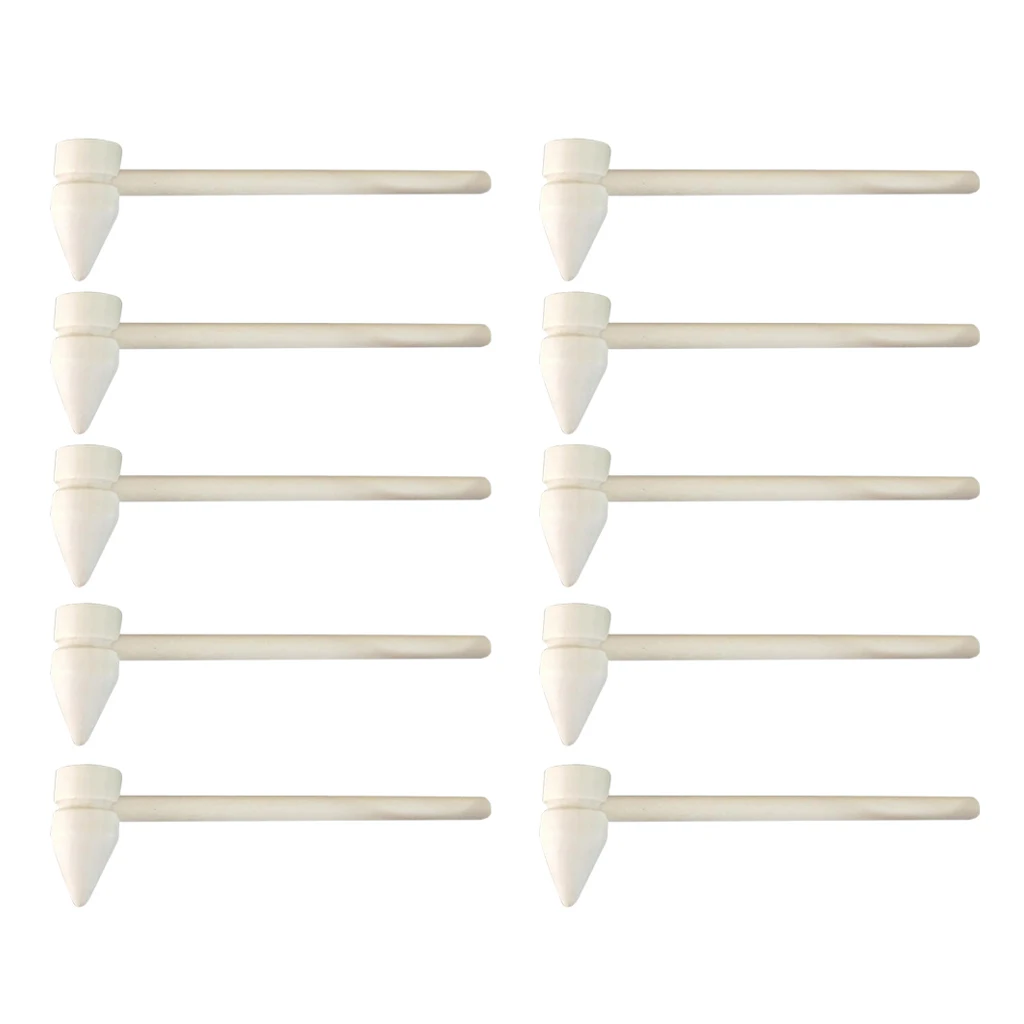 10 шт. мини-молотки из натурального дерева деревянные молотки для DIY инструменты