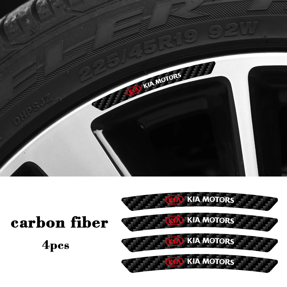 4 шт. автомобильные диски для KIA Sportage Rio Sorento Soul Picanto Optima Ceed Forte Cerato QLC Quoris K5|Наклейки