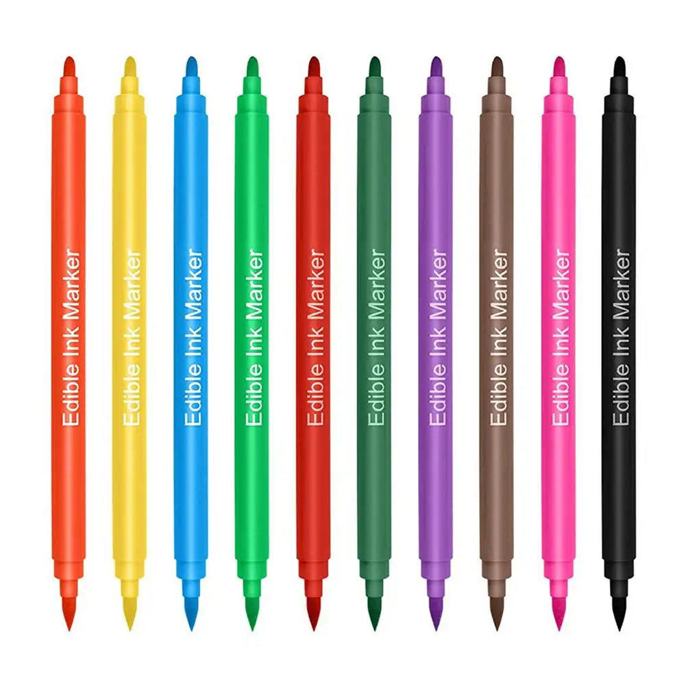 Пигментная ручка для пирожных 10 цветов | Дом и сад