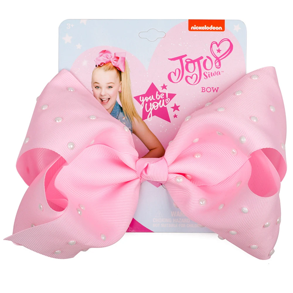 8 дюймов аксессуар для волос девочек бант большой с принтом зажим ручной работы