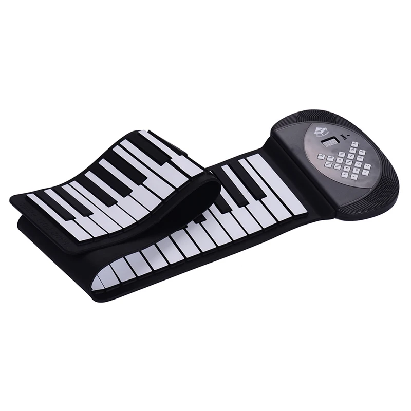 61 клавиша MIDI скручивающаяся фортепиано Электронная силиконовая клавиатура