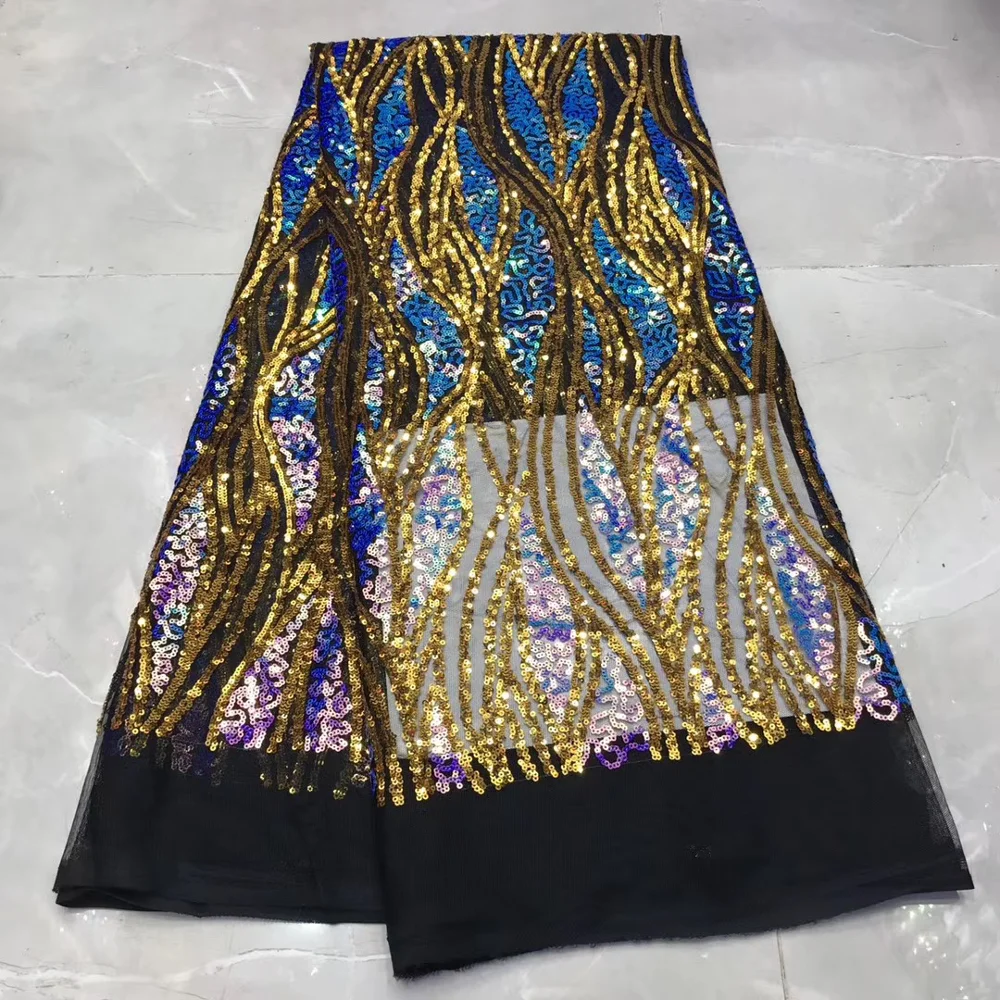 Новое поступление африканская французская Тюлевая кружевная ткань 2020