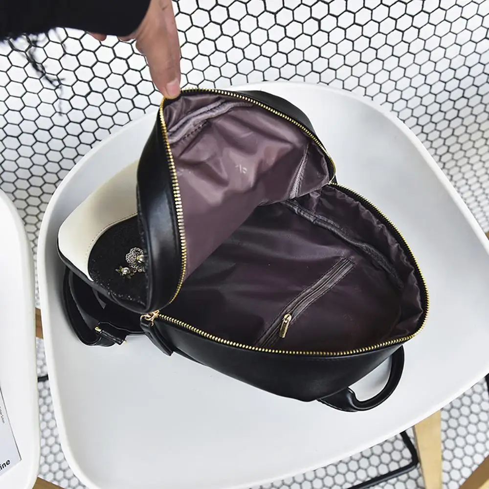 Модный рюкзак с единорогом для девочек женская сумка из искусственной кожи