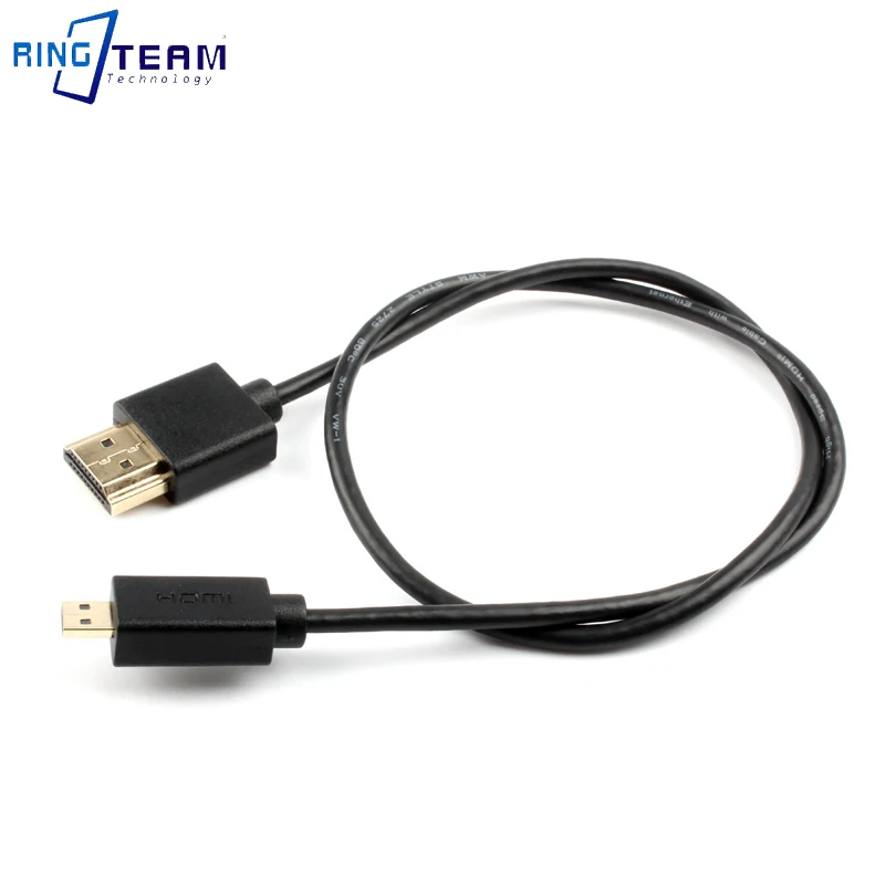 Подходит для видеокабеля Panasonic GH3 HD MiNi HDMI Тип C Интерфейс 2 0 Nikon D5600 D5300 D7500 D7200 D3400 D500