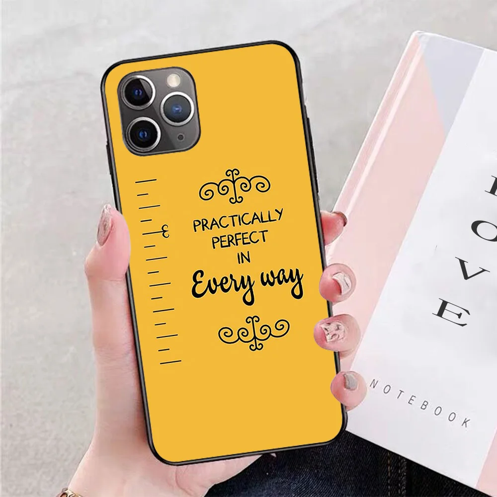 

For iPhone Mary Poppins Soft TPU Border Apple iPhone Case