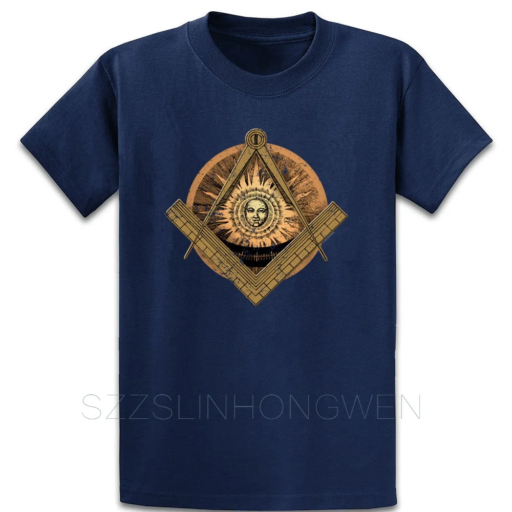 Футболка Freemason Masonic Beyond Master Golden Kawaii удобный вокруг шеи хлопковая рубашка на заказ