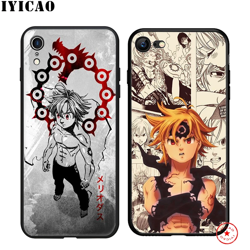 IYICAO Seven Deadly Sin аниме мягкий чехол для телефона iPhone 11 Pro XR X XS Max 6 6S 7 8 Plus 5 5S SE