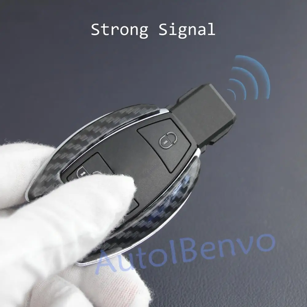 Новый защитный чехол для автомобильного ключа из углеродного волокна Mercedes-Benz A B C