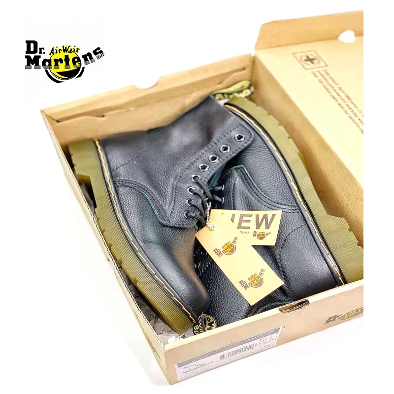 Классические мужские и женские ботинки Dr.Martens 1460 года Паскаль личи мягкие