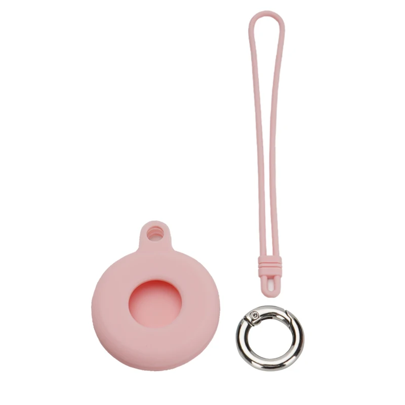 

Anti-lost Device For Apple Airtags Silicone Protective Sleeve For Apple Locator Tracker Keychain Protective Sleeve
