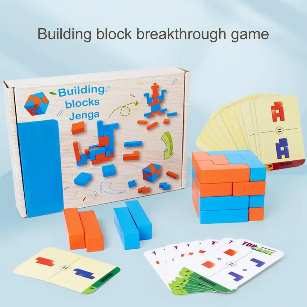 

Kids Toy Brick Simple Operation Universal Wood Building Block Breakthrough Game for Child Early Education Puzzle Kids Toy Brick