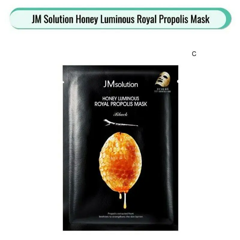 Корейская косметика, маска I'm Real, лист Missha, маска для лица, уход за кожей, увлажняющая, отбеливающая, контроль масла, JM решение, маска для лица - Цвет: Propolis Mask 1pcs