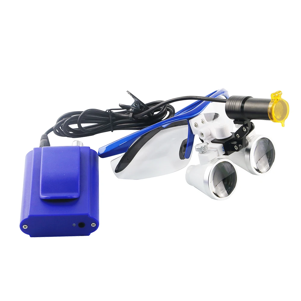 

3W LED Headlight Lamp Clip-on Type with Filter for Binocular Loupe