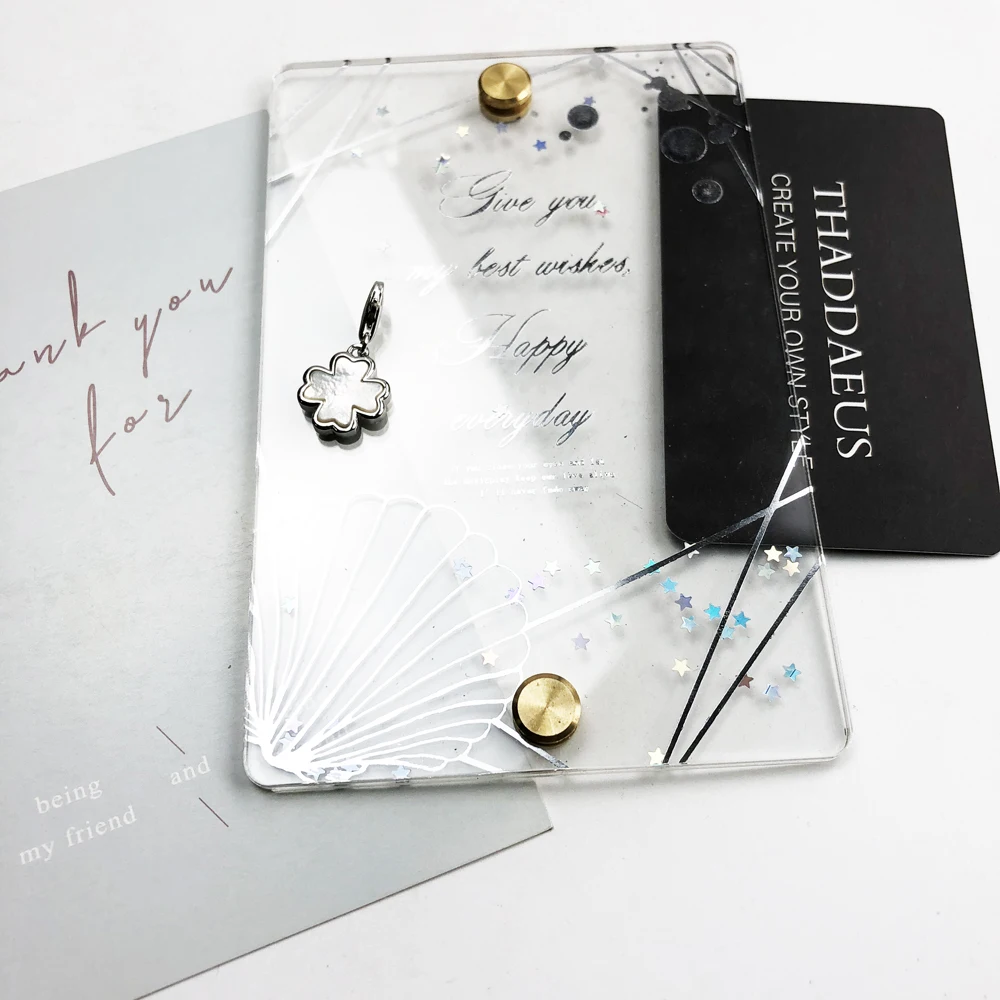 Женский браслет с подвеской Cloverleaf из стерлингового серебра 925 пробы вечерние