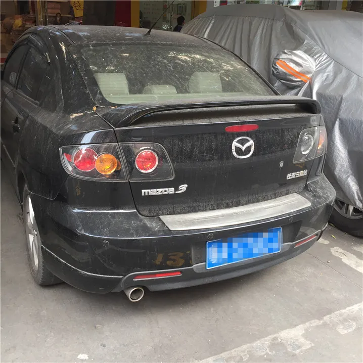 Спойлер для Mazda 3 высококачественный АБС-пластик праймер на заднее крыло