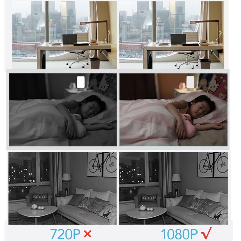 Оригинальная смарт камера IMILAB 1080P WiFi панорамирование наклона ночное видение 360