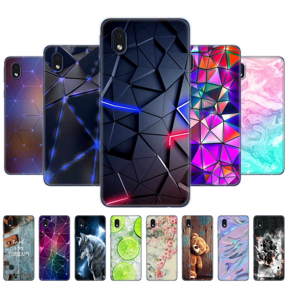 

For Samsung Galaxy A01 A01 core Cases Silicon Back Cover Phone Case For Samsung A01 core SM-A013 Soft galaxy a01 Case 5.45 inch