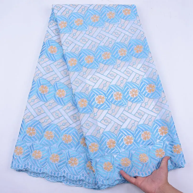 Новое поступление африканская кружевная ткань из чистого хлопка 2020