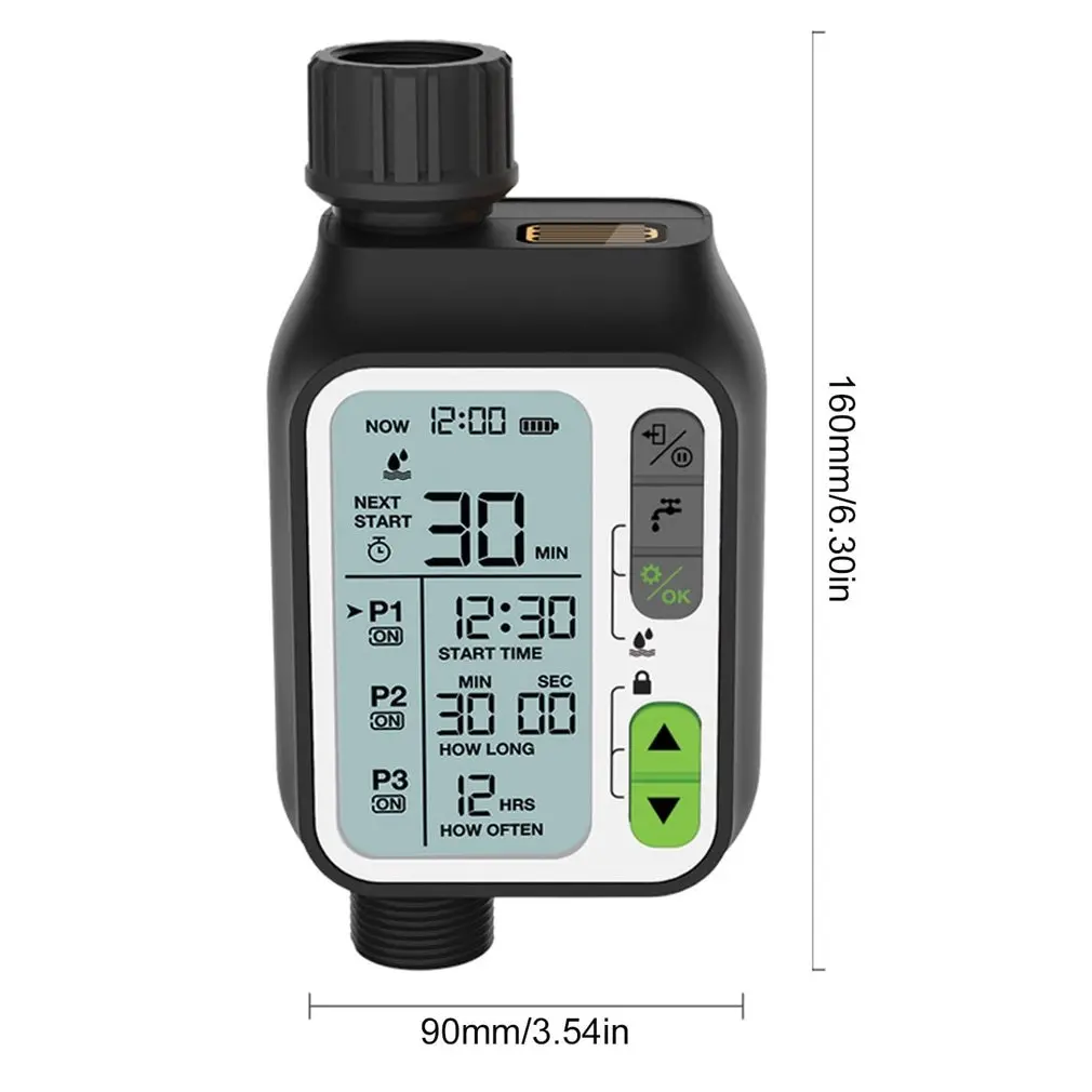 

Electronic Irrigation Regulator Automatic Irrigation Timer Waterproof Sprinkler Controller Garden Watering Irrigation Device