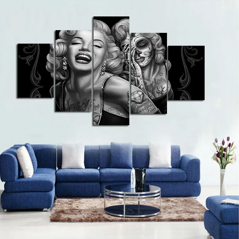 

Настенная картина «Мэрилин», 5 панелей
