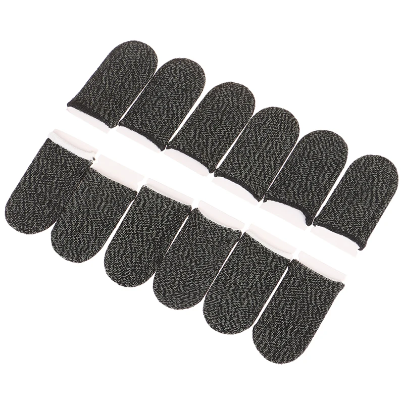 6Pcs Mobile Game Sweat-proof Fingers Gloves Touch Screen Thumbs Finger Sleeve images - 6
