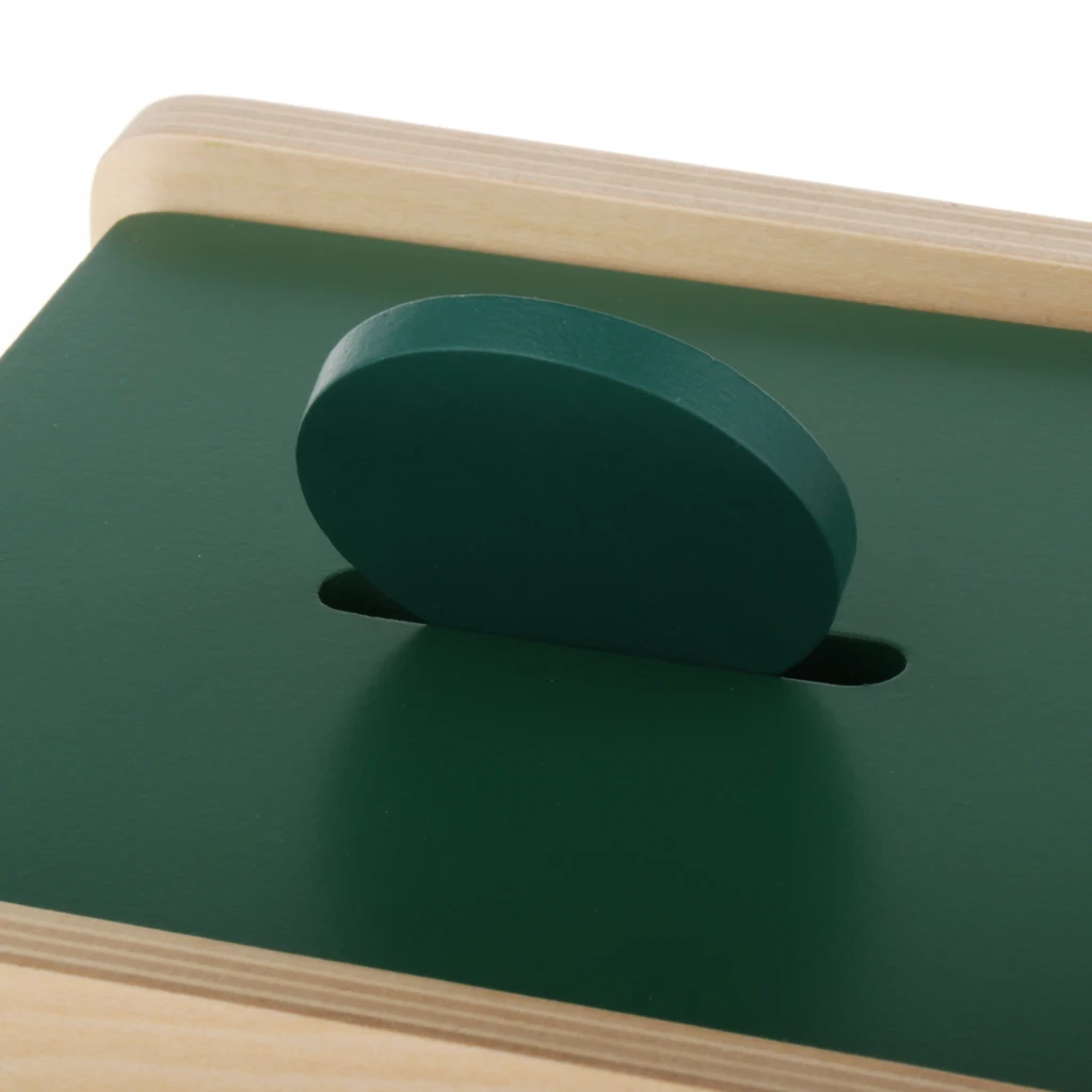 

Montessori Imbucare Box With Discs Game Of Association Practical Life