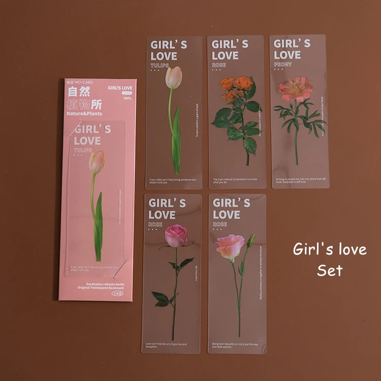 

Закладки для книг VALIOSOPA с цветами 5 шт.