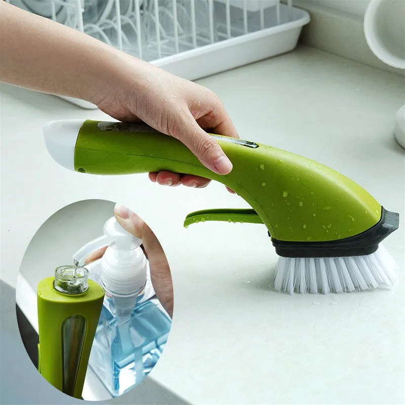 

Kitchen multifunctional long-handled dishwashing brush, bathroom cleaning brush tool, cleaning supplies