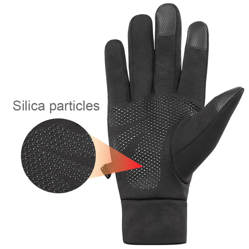 

Waterproof Winter Warm Gloves Touch Screen Non-Slip Bicycle Gloves MTB Gloves Outdoor Riding Thermal Gloves