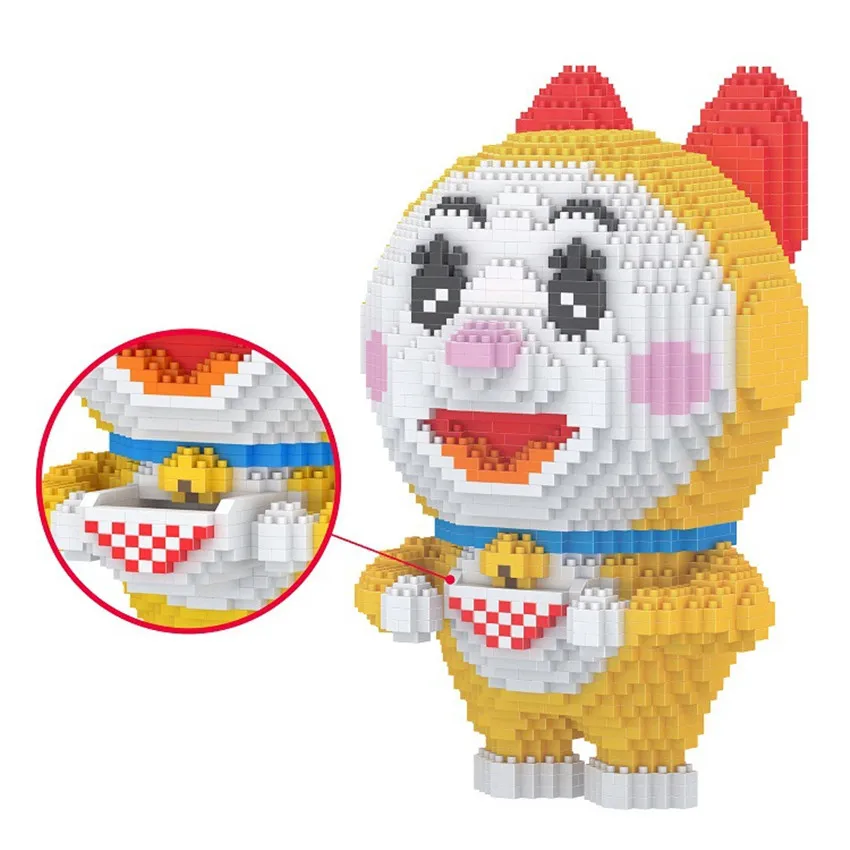 BOYU 7097-7100 аниме мультфильм Дораэмон синий кот робот 3D модель DIY Алмазная мини
