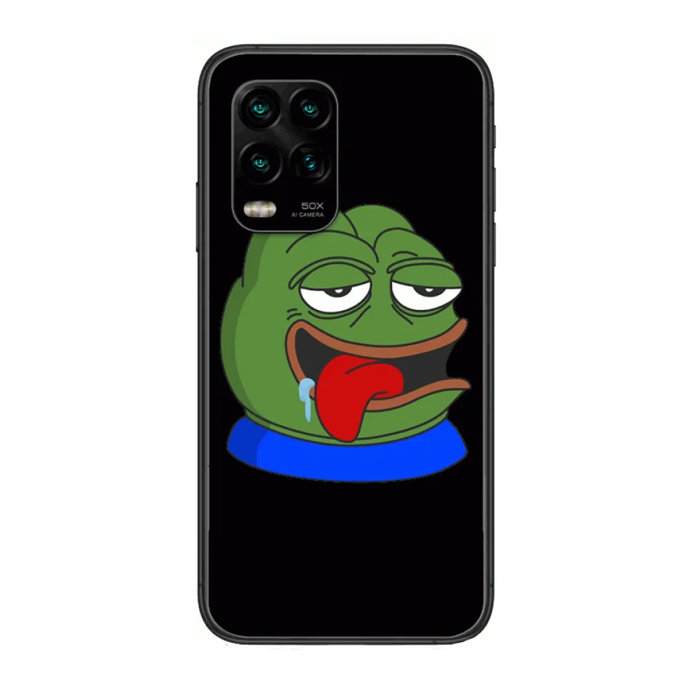 

frog phone case Phone Case For xiaomi Redmi Note 9S 8 7 6 5 A Pro T Anime Black Cover Silicone Back Pretty senior