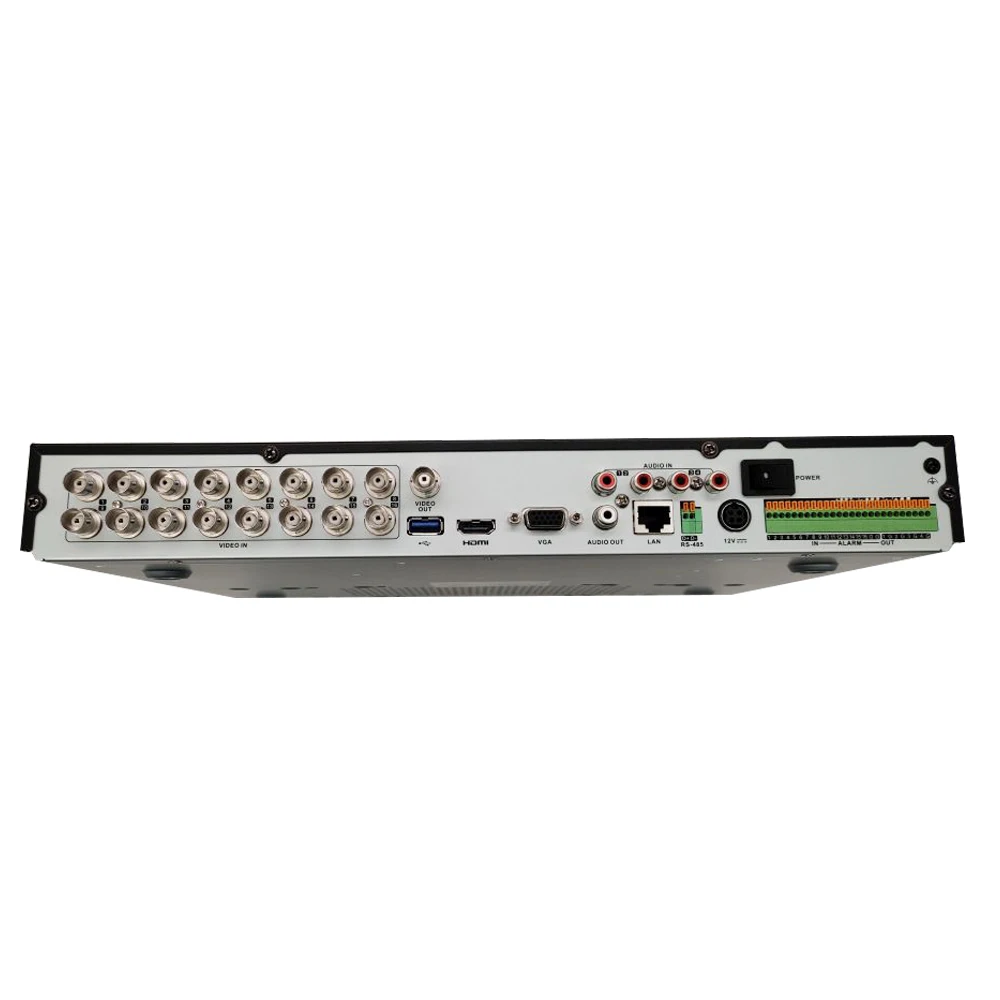 Hikvsion 16CH 5 в 1 AHD DVR Поддержка CVBS TVI CVI аналоговые камеры P2P Cloud H.265 Аудио HDMI видео