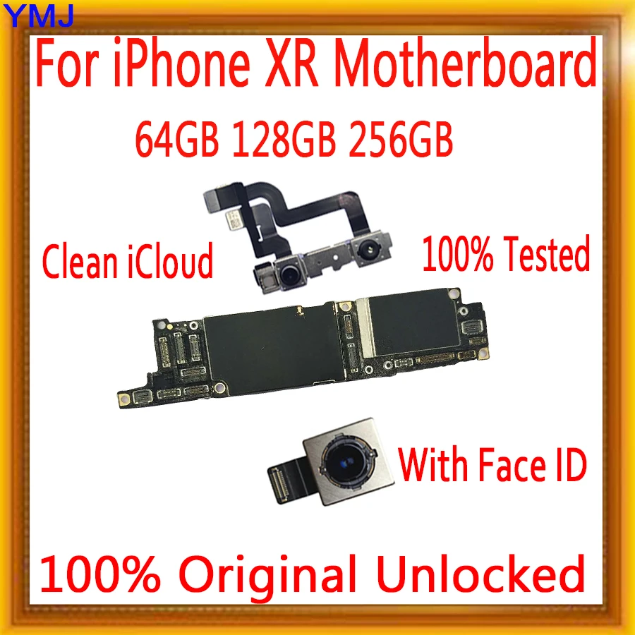 64 Гб 128 ГБ 256 для iPhone XR материнская плата с лицом ID/без лица ID 100% оригинал