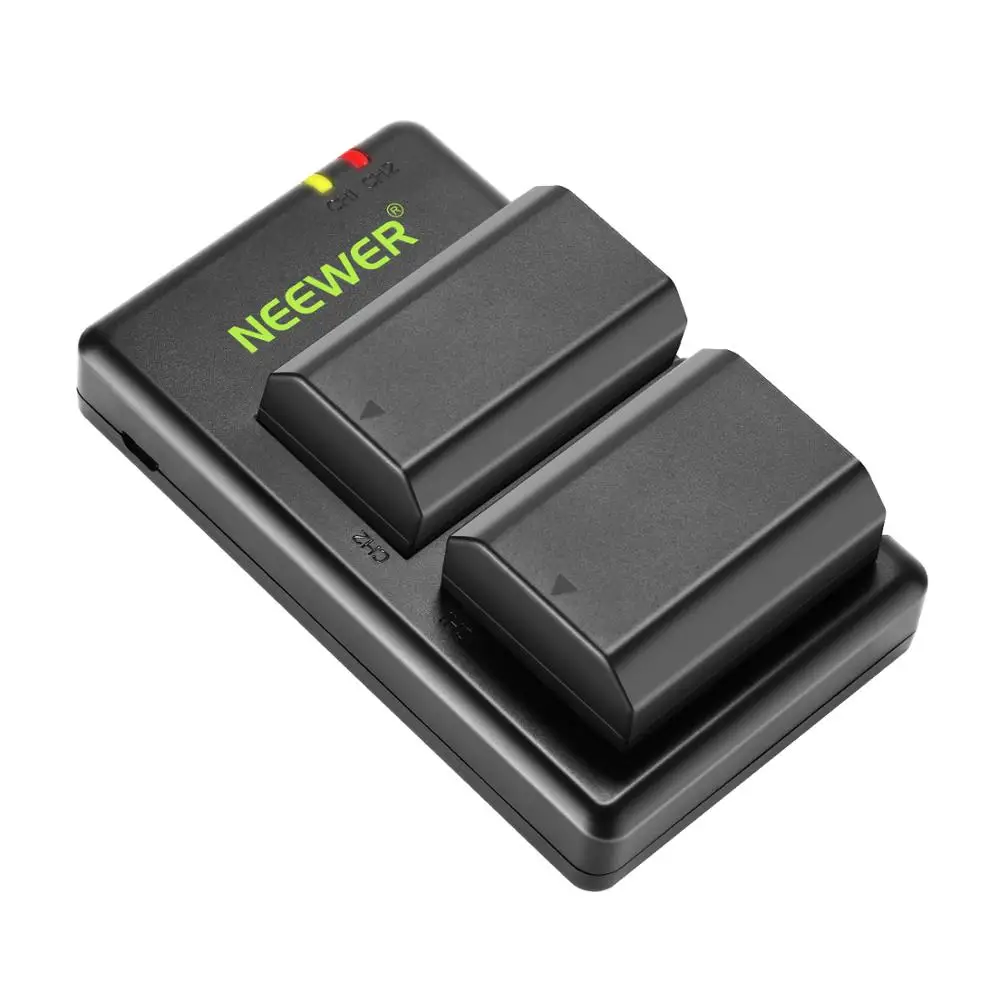 Neewer NP FZ100 Набор сменных аккумуляторов двойной микро порт USB зарядное устройство