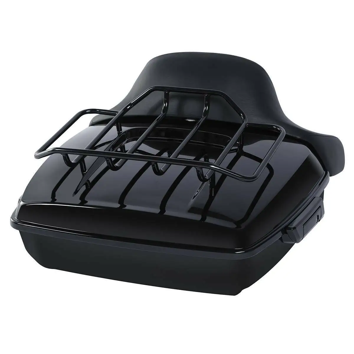 Мотоцикл 10 7 &quotнарезанный пакет багажник стойка для планшета светильник Harley Touring