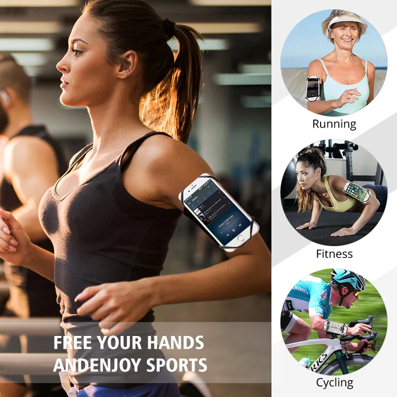 Съемный наручный держатель повязка для мобильный телефон спортивный браслет