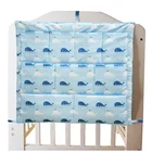 Многофункциональные бамперы для детского постельного белья, безопасные спальные вещи, органайзер для подгузников, игрушек, Мягкая кроватка, подвесная сумка для хранения