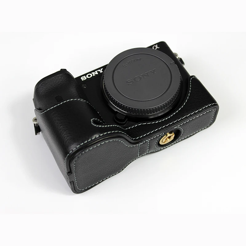 Чехол из натуральной кожи для камеры SONY A6600|Сумки фото-/видеокамеры| |