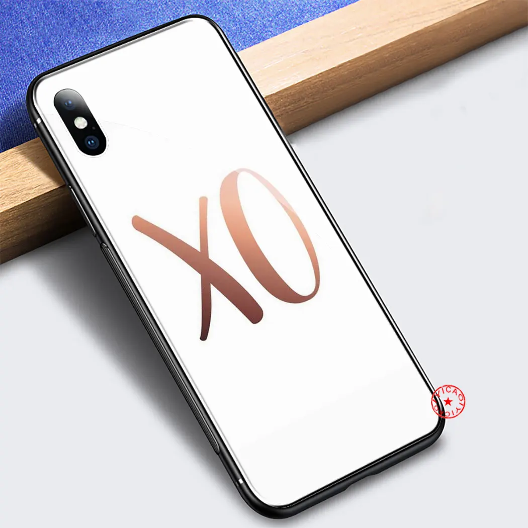 Love Heart Pineapple Gold Rose Stripes Tempered Glass Case for iphone 5 5S SE 6 6S 7 8 Plus 11 Pro X XR XS Max Cover |