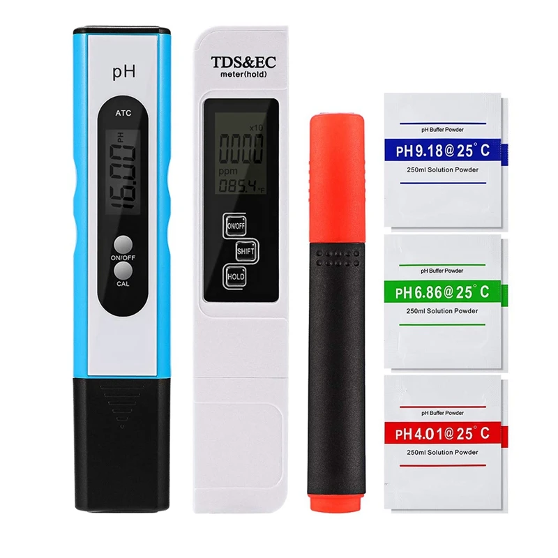 

PPM Digital Water Quality Tester-0.01 High Resolution Pen Type PH Meter with Mineral Tester, Suitable for Drinking Water