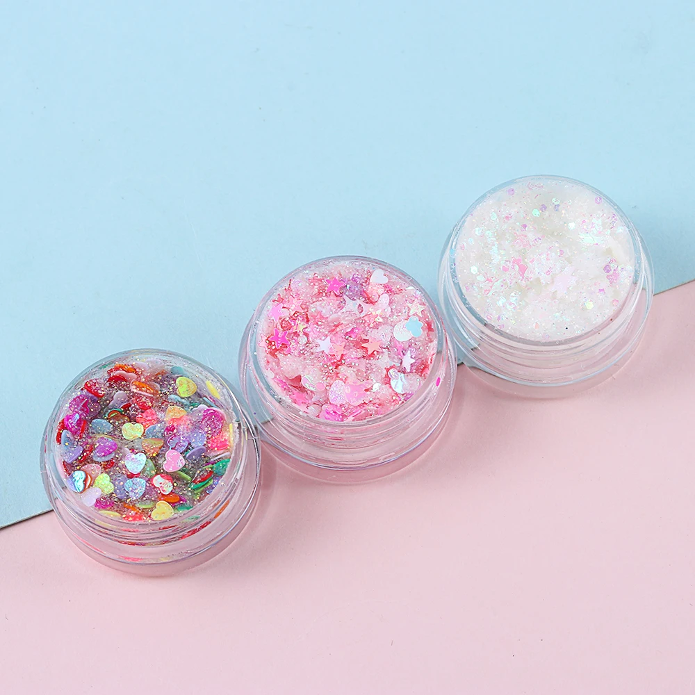 Портативные многофункциональные блестящие тени для век Блестящие Блестки