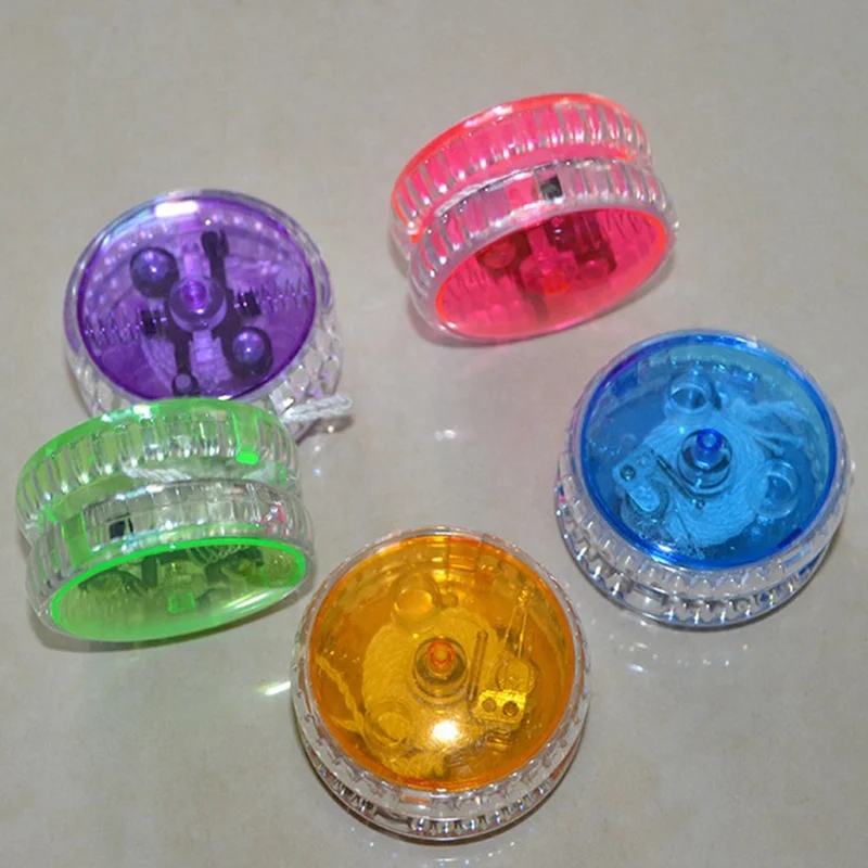 СВЕТОДИОДНЫЙ мигающий шар йо-йо светящийся детский механизм сцепления игрушки